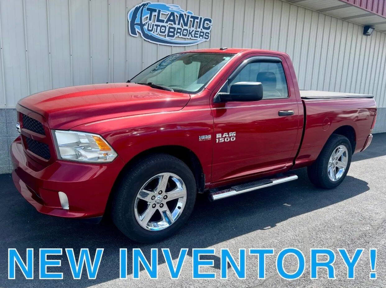 Red 2013 Ram 1500 Express 4x2 Express 2dr Regular Cab 6.3 ft. SB Pickup 1