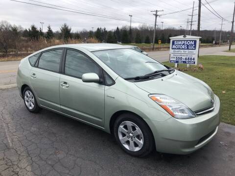2006 Toyota Prius for sale at SIMPSON MOTORS in Youngstown OH