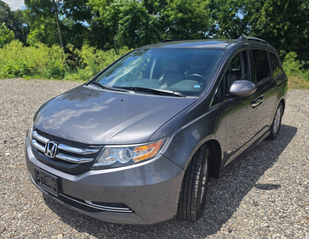 Gray 2016 Honda Odyssey Minivan Front-Wheel Drive 6-Speed Automatic