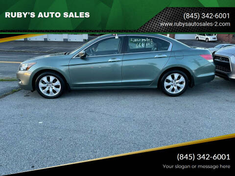 2010 Honda Accord for sale at RUBY'S AUTO SALES in Middletown NY