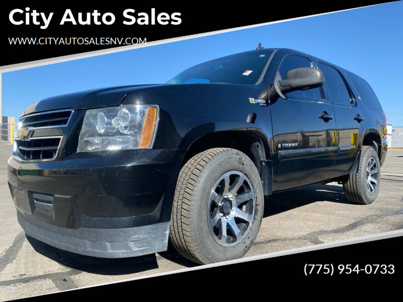 2008 Chevrolet Tahoe for sale at City Auto Sales in Sparks NV