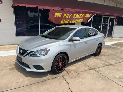 2019 Nissan Sentra for sale at BRAMLETT MOTORS in Hope AR
