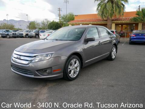 2012 Ford Fusion for sale at CAR WORLD in Tucson AZ