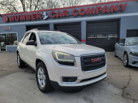 2015 GMC Acadia for sale at NUMBER 1 CAR COMPANY in Detroit MI