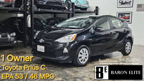 2013 Toyota Prius c for sale at Baron Elite in Upland CA