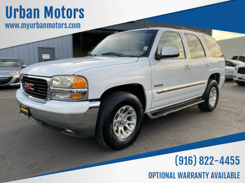 2004 GMC Yukon for sale at Urban Motors in Sacramento CA