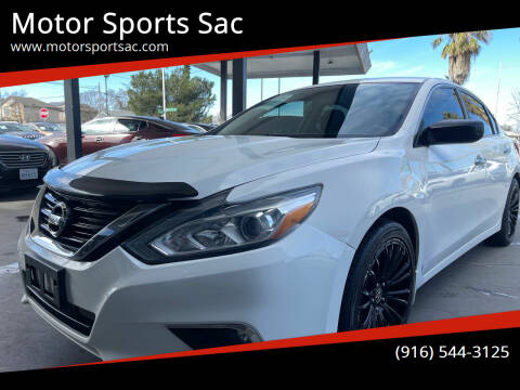 2018 Nissan Altima for sale at Motor Sports Sac in Sacramento CA