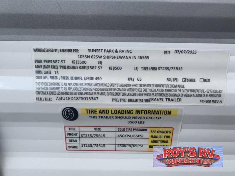 2026 Sunset Park RV Sun Lite