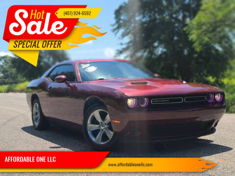 2017 Dodge Challenger for sale at AFFORDABLE ONE LLC in Orlando FL
