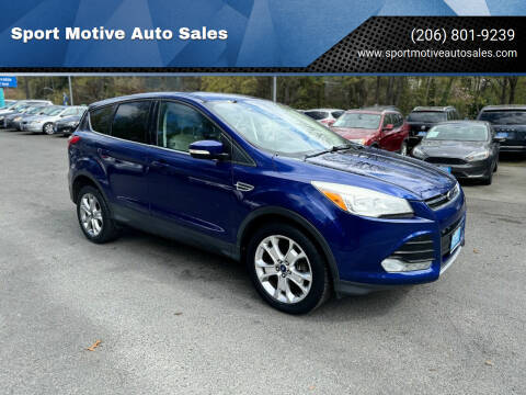 2013 Ford Escape for sale at Sport Motive Auto Sales in Seattle WA