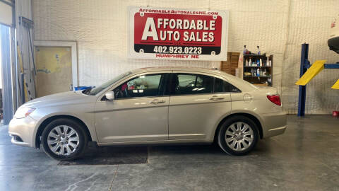 2013 Chrysler 200 for sale at Affordable Auto Sales in Humphrey NE