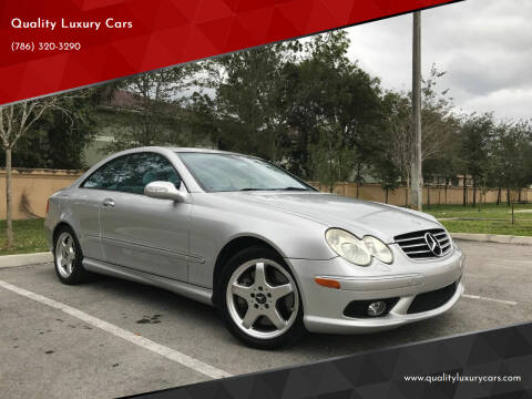 2003 Mercedes-Benz CLK for sale at Quality Luxury Cars in North Miami FL