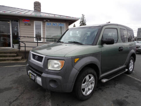 2005 Honda Element for sale at WEST COAST CAR SALES in Salem OR