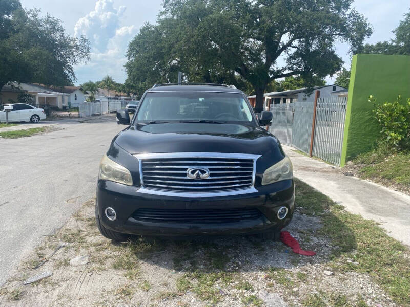 2011 Infiniti QX56 for sale at America Auto Wholesale Inc in Miami FL