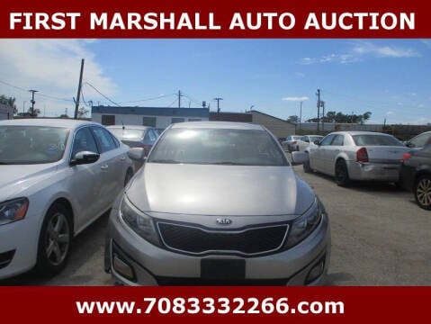 2014 Kia Optima for sale at First Marshall Auto Auction in Harvey IL