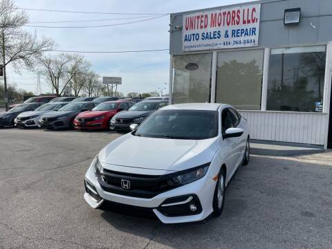2021 Honda Civic for sale at United Motors LLC in Saint Francis WI