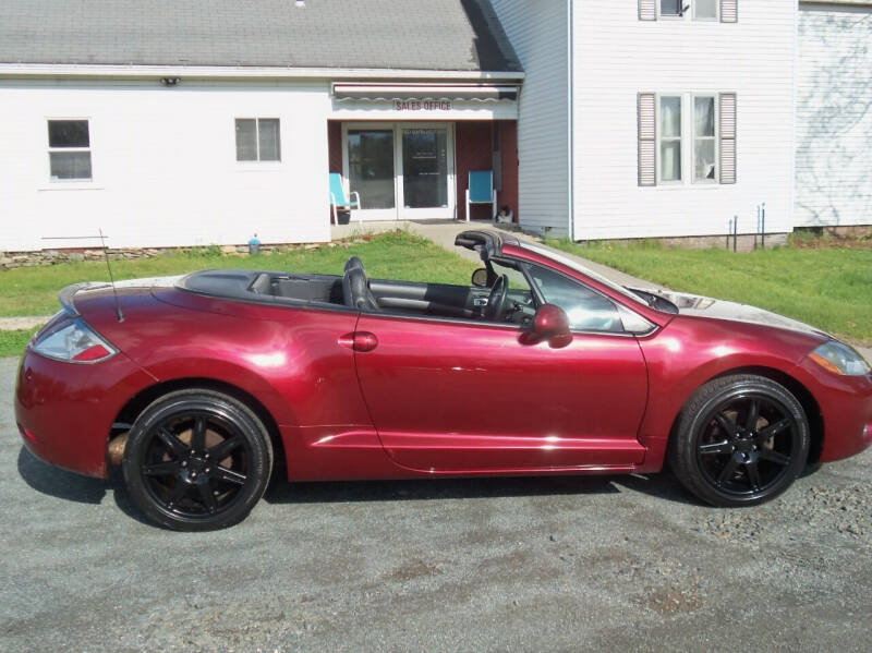 Used 2007 Mitsubishi Eclipse Spyder GT with VIN 4A3AL35T37E023301 for sale in Ludlow, MA