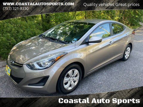 2016 Hyundai Elantra for sale at Coastal Auto Sports in Chesapeake VA