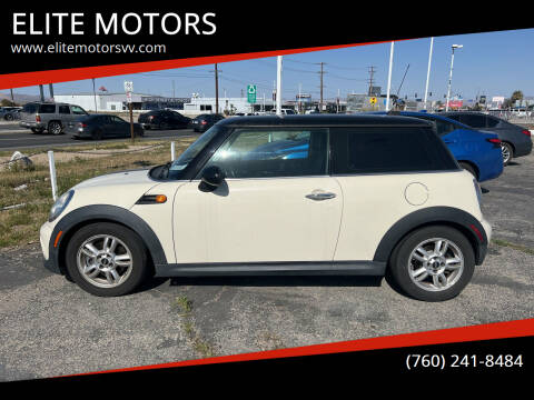 2013 MINI Hardtop for sale at ELITE MOTORS in Victorville CA