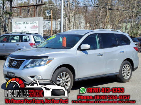 2013 Nissan Pathfinder for sale at United Auto Sales & Service Inc in Leominster MA