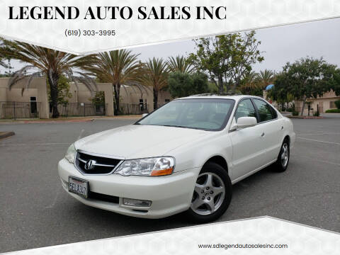 2003 Acura TL for sale at Legend Auto Sales Inc in Lemon Grove CA