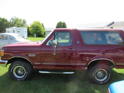 1991 Ford Bronco for sale at OLSON AUTO EXCHANGE LLC in Stoughton WI