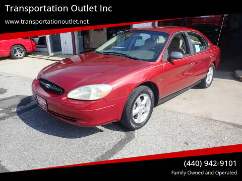 2000 Ford Taurus for sale at Transportation Outlet Inc in Eastlake OH