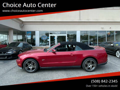 2010 Ford Mustang for sale at Choice Auto Center in Shrewsbury MA