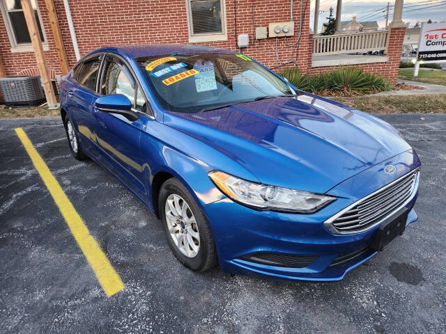 2017 Ford Fusion for sale at METZ AUTOMOTIVE in Hanover, PA