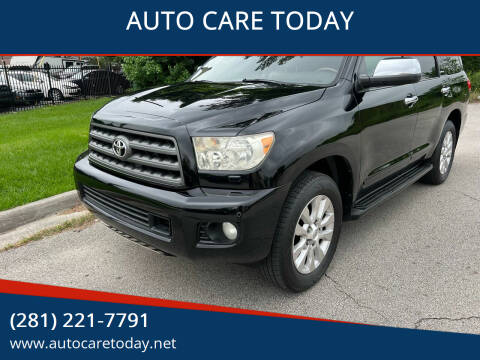 2010 Toyota Sequoia for sale at AUTO CARE TODAY in Spring TX