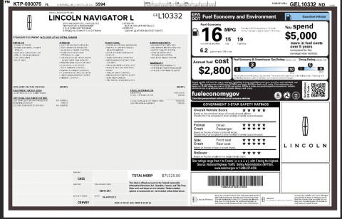 2016 Lincoln Navigator L Select
