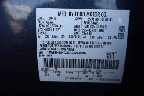 2020 Ford Explorer Platinum