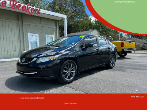 2014 Honda Civic for sale at Premier Auto Brokers in Virginia Beach VA