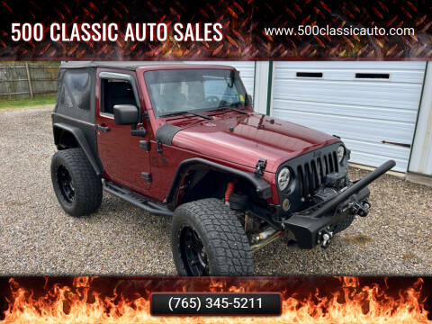 2008 Jeep Wrangler for sale at 500 CLASSIC AUTO SALES in Knightstown IN