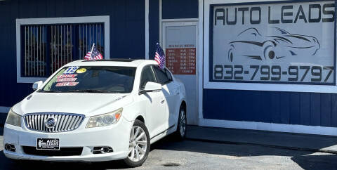 2012 Buick LaCrosse for sale at AUTO LEADS in Pasadena TX