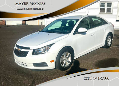 2014 Chevrolet Cruze for sale at Mayer Motors in Pennsburg PA