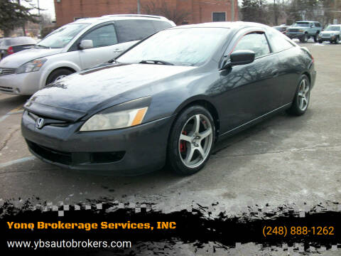 2004 Honda Accord for sale at Farmington's Finest Used Autos - Yono Brokerage Services, INC in Farmington MI