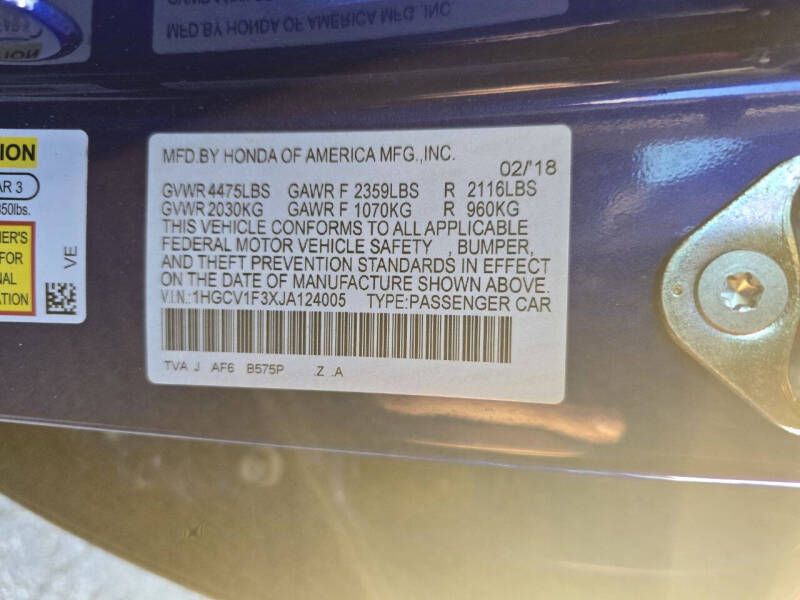 2018 Honda Accord Sport