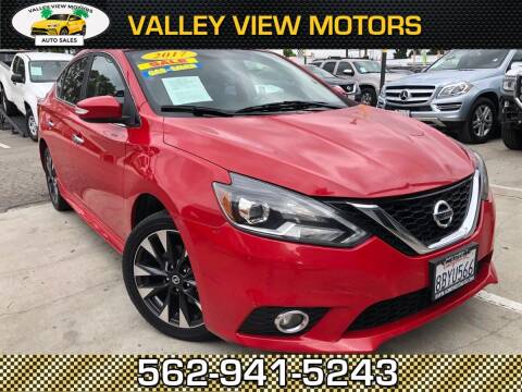2017 Nissan Sentra for sale at Valley View Motors in Whittier CA