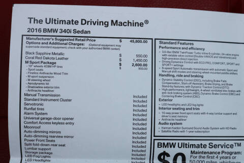 2016 BMW 3 Series 340i