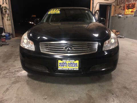 2008 Infiniti G35 for sale at Worldwide Auto Sales in Fall River MA