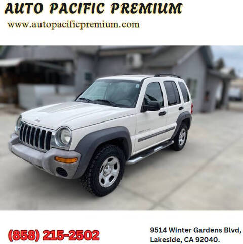 2003 Jeep Liberty for sale at Auto Pacific Premium in Lakeside, CA