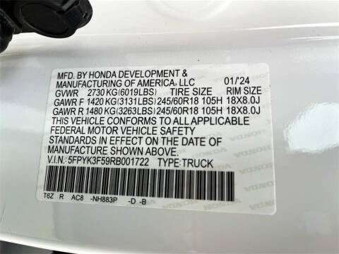 2024 Honda Ridgeline RTL