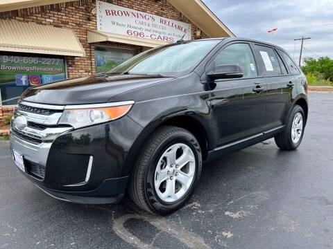 2013 Ford Edge for sale at Browning's Reliable Cars & Trucks in Wichita Falls TX