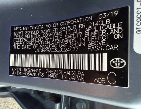 2020 Toyota Corolla LE