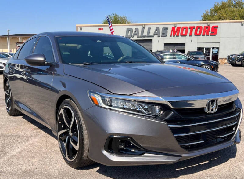 Used 2019 Honda Accord Sport with VIN 1HGCV1F36KA158492 for sale in Garland, TX