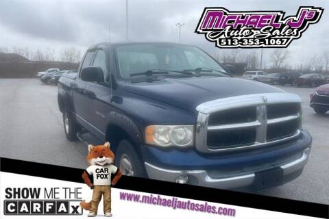 2003 Dodge Ram Pickup 1500 for sale at MICHAEL J'S AUTO SALES in Cleves OH