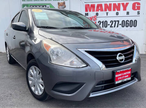 2016 Nissan Versa for sale at Manny G Motors in San Antonio TX