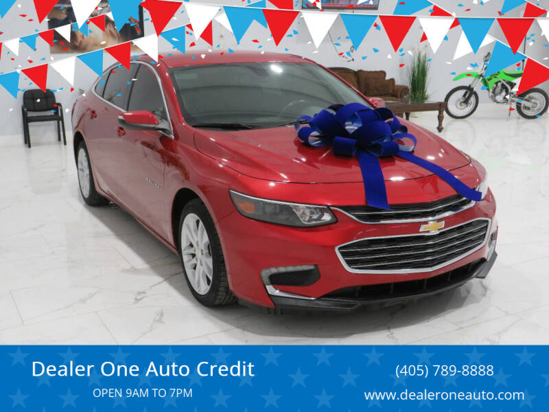 2016 Chevrolet Malibu for sale at Dealer One Auto Credit in Oklahoma City OK
