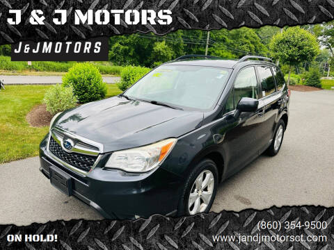 2014 Subaru Forester for sale at J & J MOTORS in New Milford CT